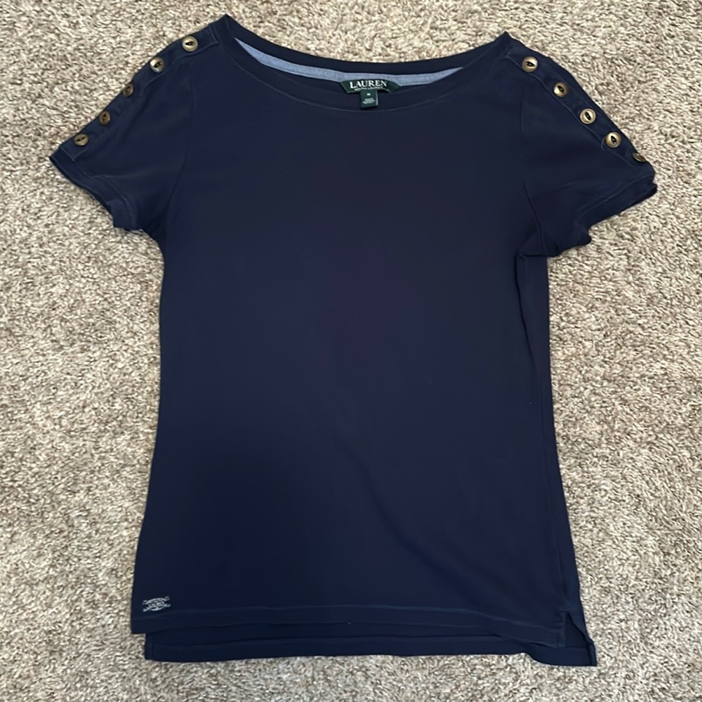 Ralph Lauren navy blue t-shirt. Size M. Great condition!